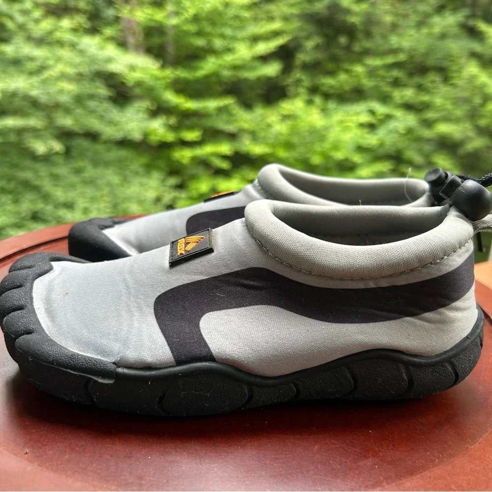 RBX Kids Water Shoes | Size 11/12 | Gray & Black | Pool, Creek & Beach Fun